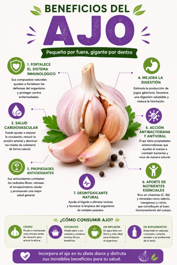 Beneficios del ajo
